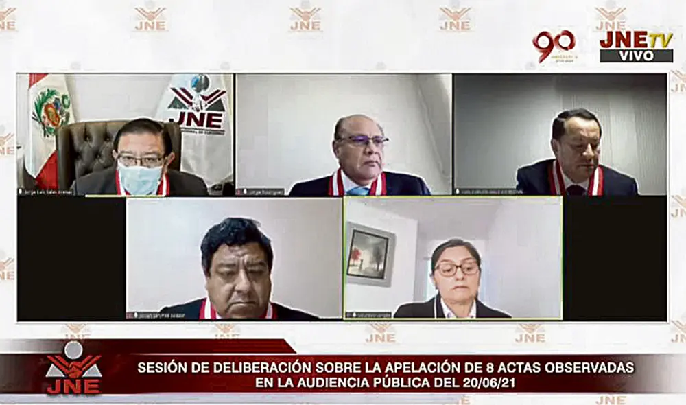 Responsabilidad. Presidente del JNE, Jorge Luis Salas Arenas, estará al frente de las audiencias para resolver los pedidos de nulidad que fueron apelados. Foto: difusión Responsabilidad. Presidente del JNE, Jorge Luis Salas Arenas, estará al frente de las audiencias para resolver los pedidos de nulidad que fueron apelados. Foto: difusión