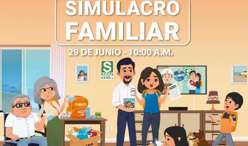 Para el simulacro del 29 de junio, Indeci indicó que no se requiere evacuación. Foto: Indeci Para el simulacro del 29 de junio, Indeci indicó que no se requiere evacuación. Foto: Indeci