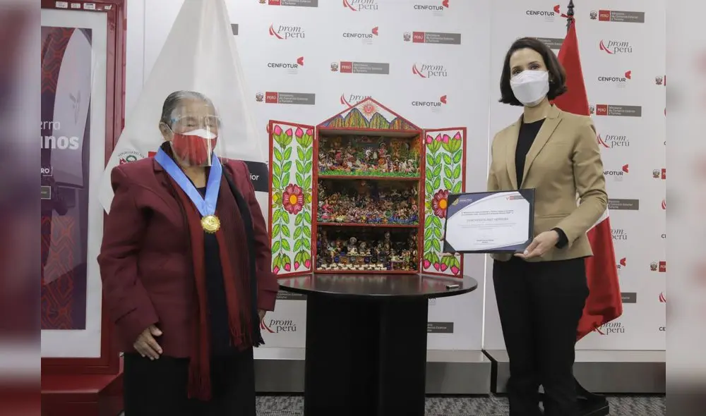 La trayectoria artística de doña Genoveva se inicia en el año 1982. Foto: Mincetur