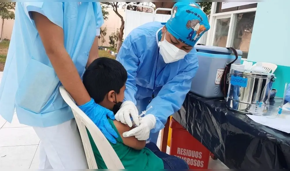 Profesionales de salud realizarón atención integral a niños. Foto: Prensa MPT