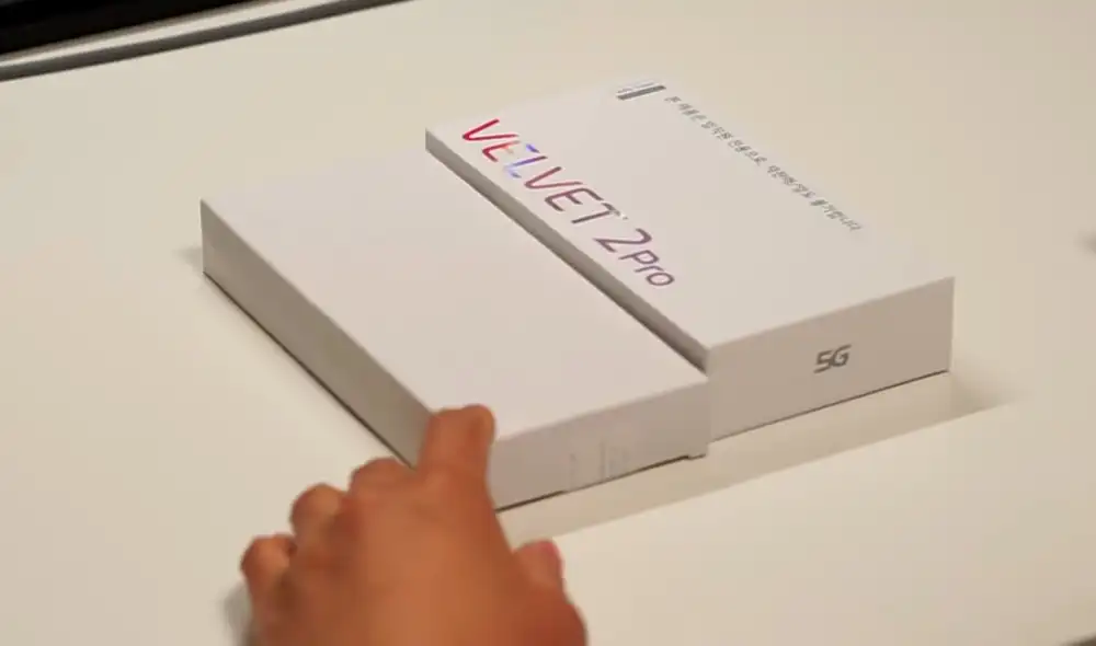 LG decidió liquidar este teléfono cuando anunció el cierre de su división para smartphones. Foto captura: YouTube