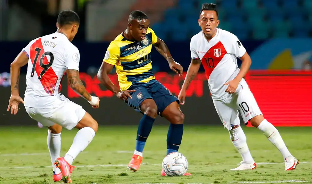 Ecuador intenta romper una racha sin vencer a equipos de Conmebol desde el 2004 por Copa América. Foto: EFE Ecuador intenta romper una racha sin vencer a equipos de Conmebol desde el 2004 por Copa América. Foto: EFE