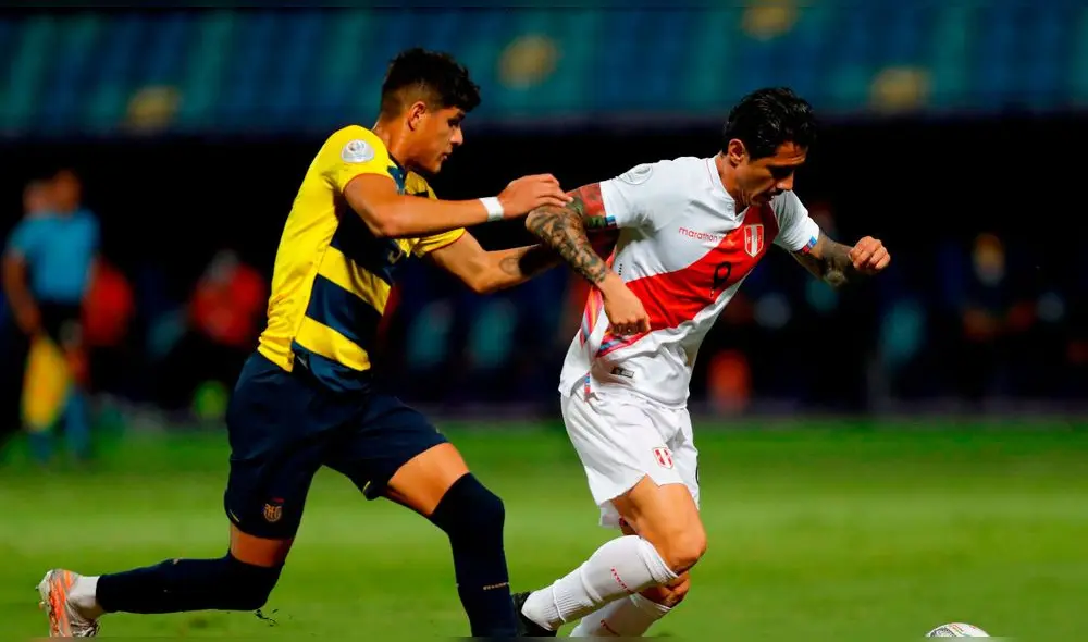 Ecuador juega con Perú en la penúltima fecha del grupo B de la Copa América 2021. Foto: EFE Ecuador juega con Perú en la penúltima fecha del grupo B de la Copa América 2021. Foto: EFE