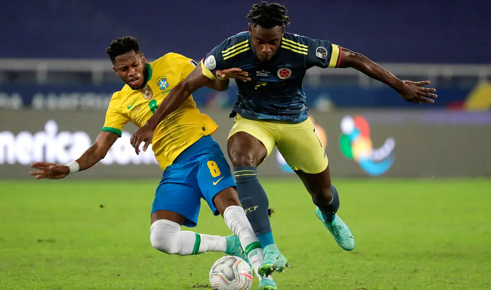 Sigue el resultado y las incidencias de Brasil vs. Colombia. Foto: EFE