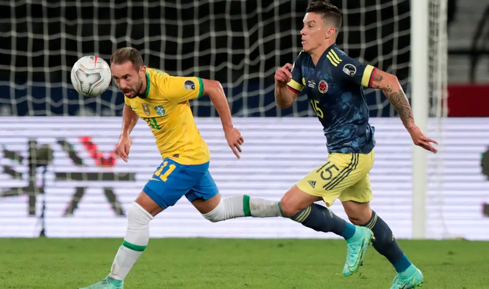 Brasil vs. Colombia juegan por la Fecha 4 de la fase de grupos de la Copa América 2021. Foto: EFE Brasil vs. Colombia juegan por la Fecha 4 de la fase de grupos de la Copa América 2021. Foto: EFE