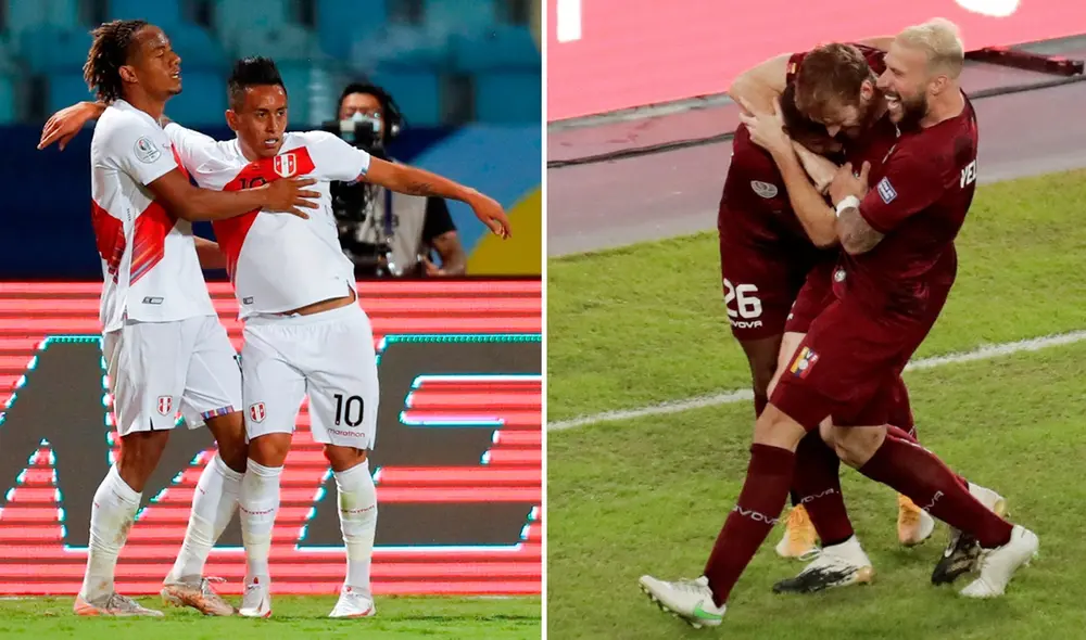 El último partido Perú vs. Venezuela por Copa América terminó en empate sin goles. Foto: composición/EFE El último partido Perú vs. Venezuela por Copa América terminó en empate sin goles. Foto: composición/EFE