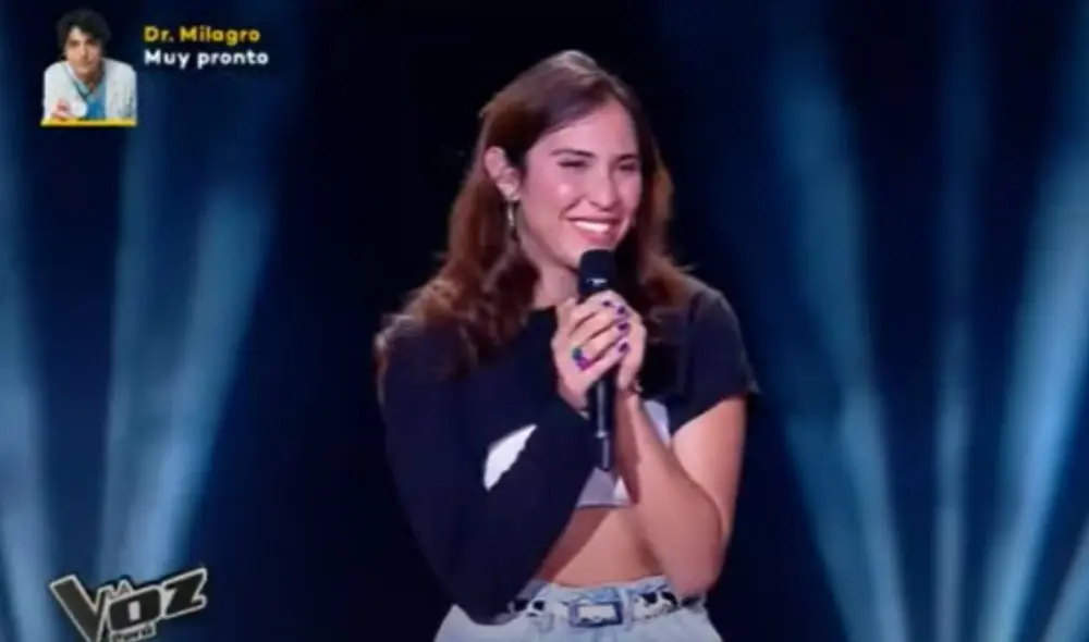La participante integrará el equipo de Eva Ayllón. Foto: captura de Latina La participante integrará el equipo de Eva Ayllón. Foto: captura de Latina