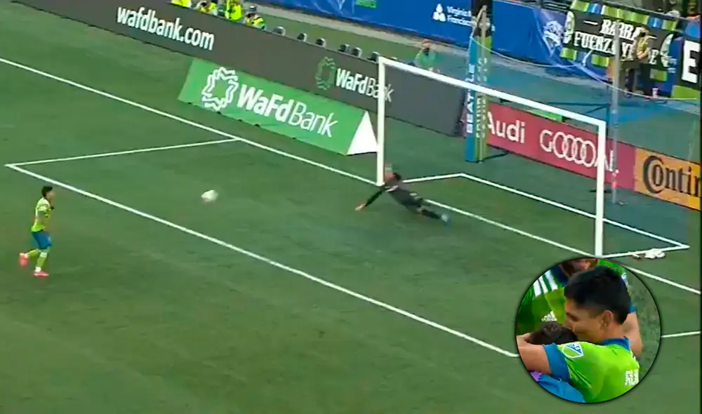 Raúl Ruidíaz tiene ocho goles este 2021 con el Seattle Sounders en la MLS. Foto: captura de ESPN