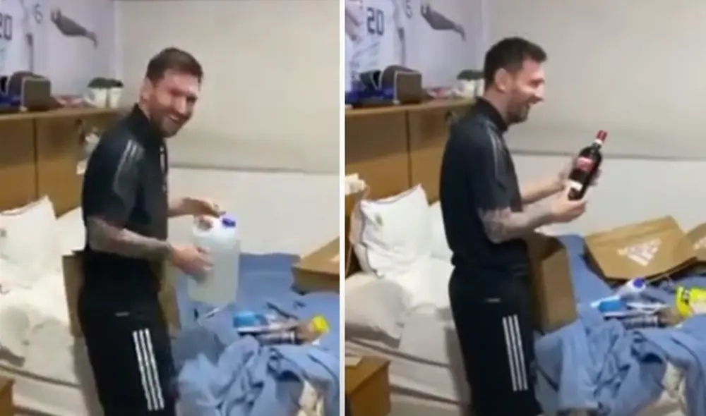 Lionel Messi concentra con el resto de la selección argentina en Ezeiza. Foto: captura de video/Instagram Lionel Messi concentra con el resto de la selección argentina en Ezeiza. Foto: captura de video/Instagram