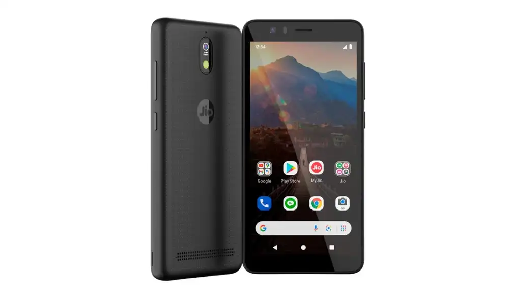 El teléfono saldrá a la venta en setiembre. Foto: Google/Jio Platforms El teléfono saldrá a la venta en setiembre. Foto: Google/Jio Platforms