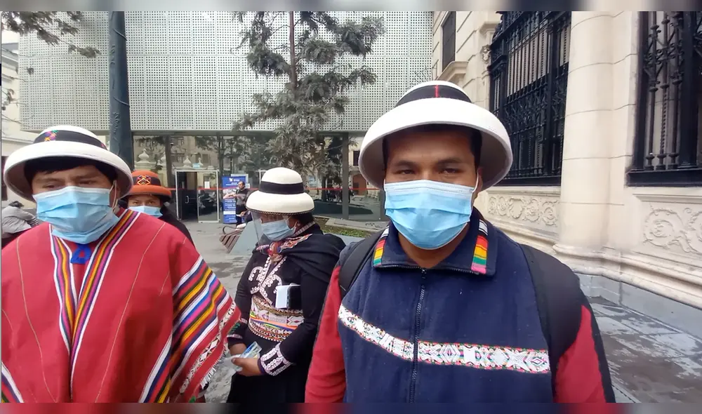 Comuneros arribaron a Lima para denunciar apropiación de tierras por parte de Las Bambas. Foto: difusión