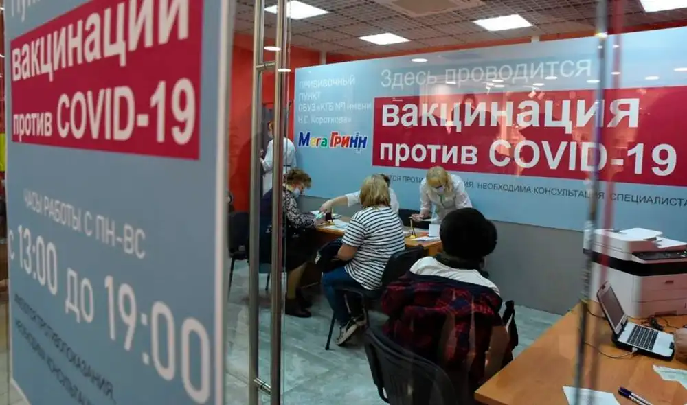 Moscú sufre de un importante brote epidémico debido a la variante Delta, más contagiosa. Foto: Administración de Kursk