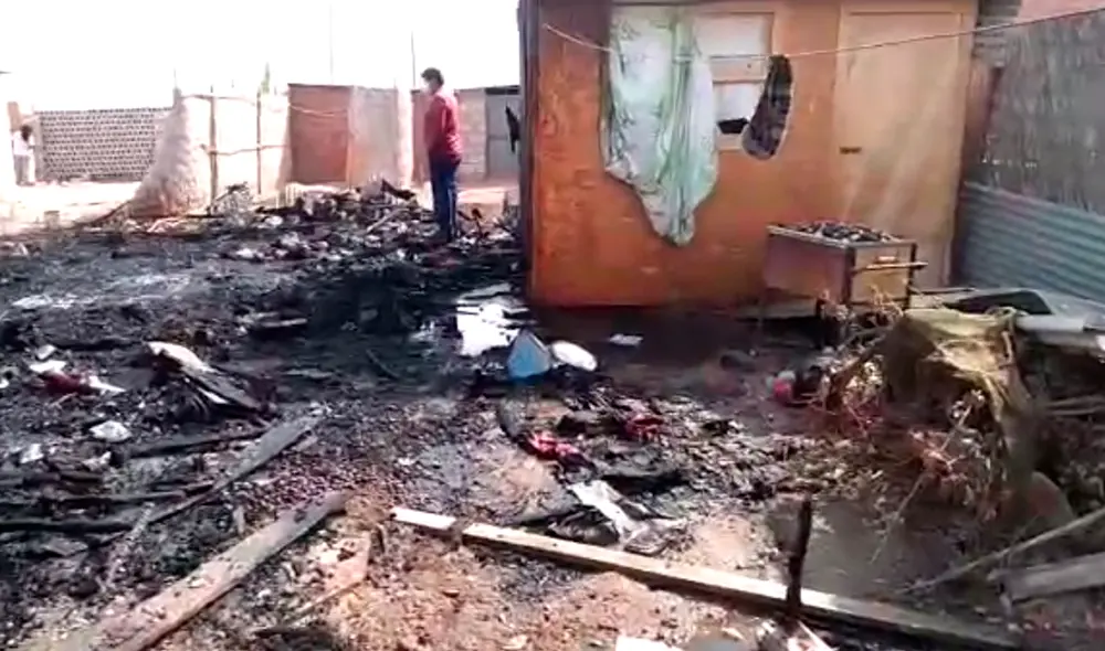 Incendio se habría generando por un corto circuito. Foto: difusión