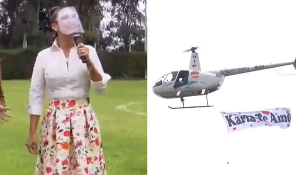 Karla Tarazona se encuentra felizmente casada con Rafael Fernández. Foto: Captura América TV Karla Tarazona se encuentra felizmente casada con Rafael Fernández. Foto: Captura América TV