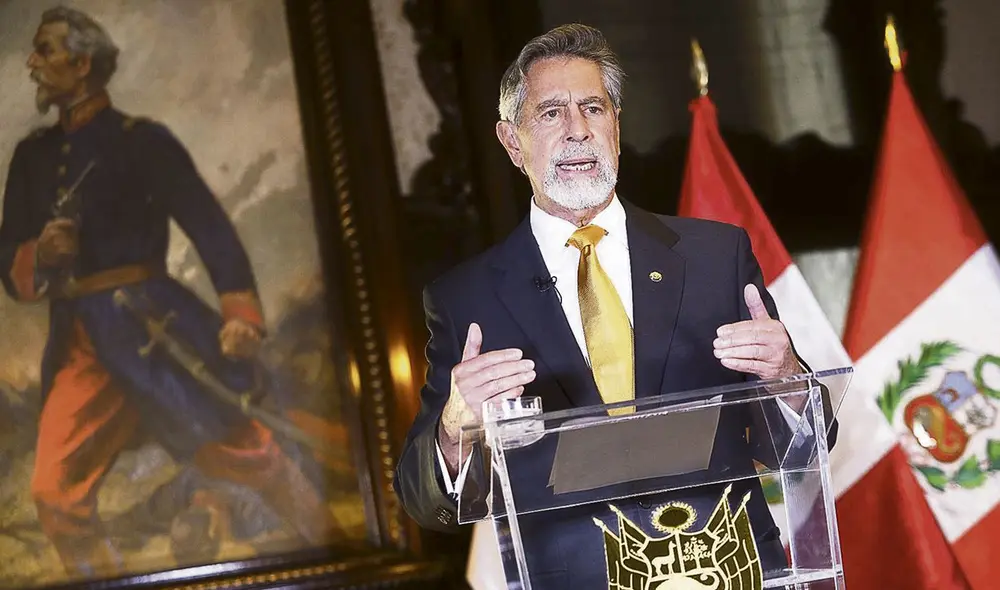 Sagasti participó este jueves en la ceremonia del Inti Raymi del Bicentenario. Foto: Andina Sagasti participó este jueves en la ceremonia del Inti Raymi del Bicentenario. Foto: Andina