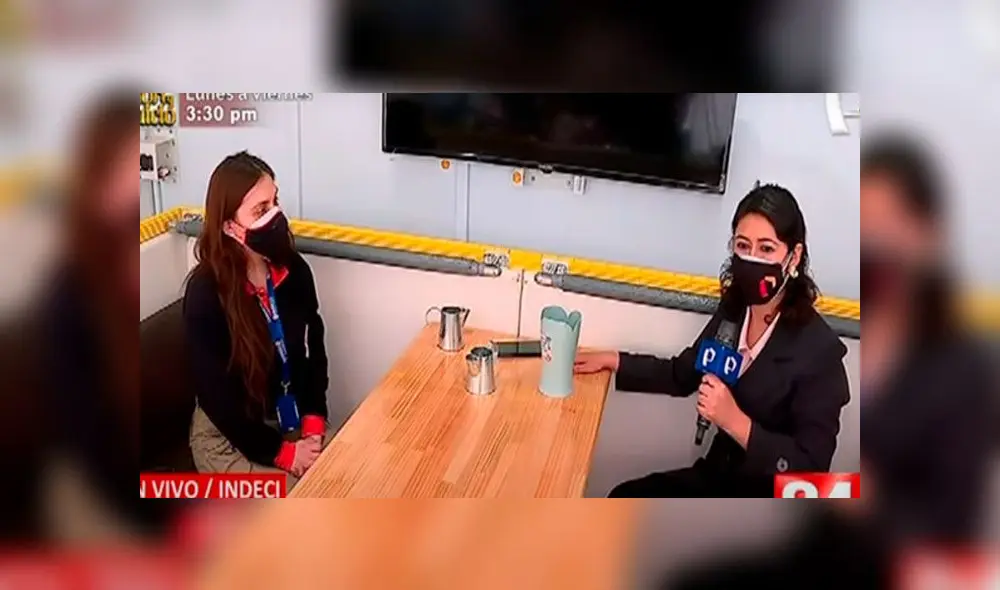 El equipo se encuentra en la sede de Chorrillos de Indeci. Foto: captura de Panamericana