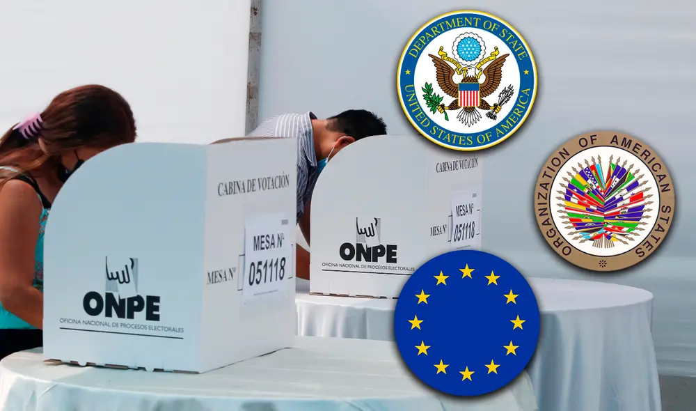 Proceso electoral recibió respaldo internacional. Foto: composición LR
