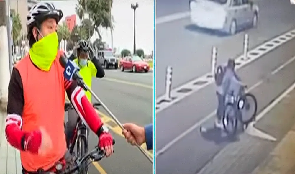 Ciclistas piden mayor seguridad. Foto: captura / Panamericana