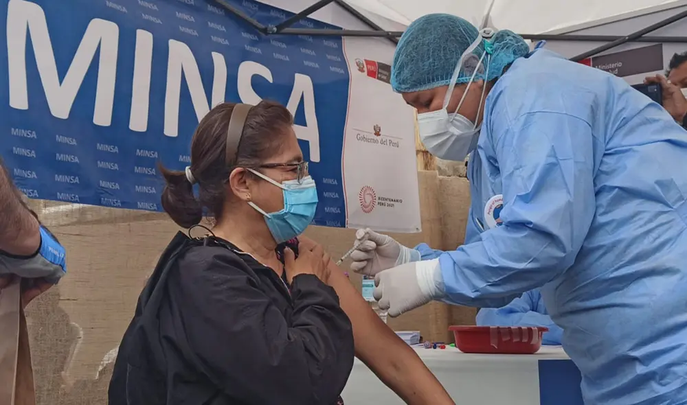 Vacunación en Perú continúa a nivel nacional y se espera pronto entrar a una inmunidad de rebaño. Foto: Jessica Merino/ URPI-LR