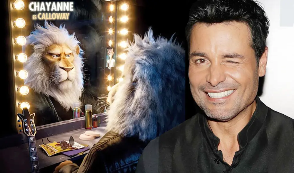 Chayanne será parte de Sing 2, esperada secuela animada. Foto: Universal Pictures/AFP/Composición