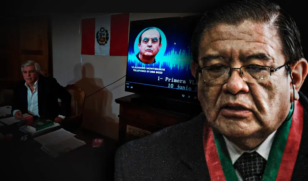 Fernando Olivera dio a conocer un audio sobre un supuesto fraude que involucraría a Vladimiro Montesinos. Foto: composición de Fabrizio Oviedo/La República