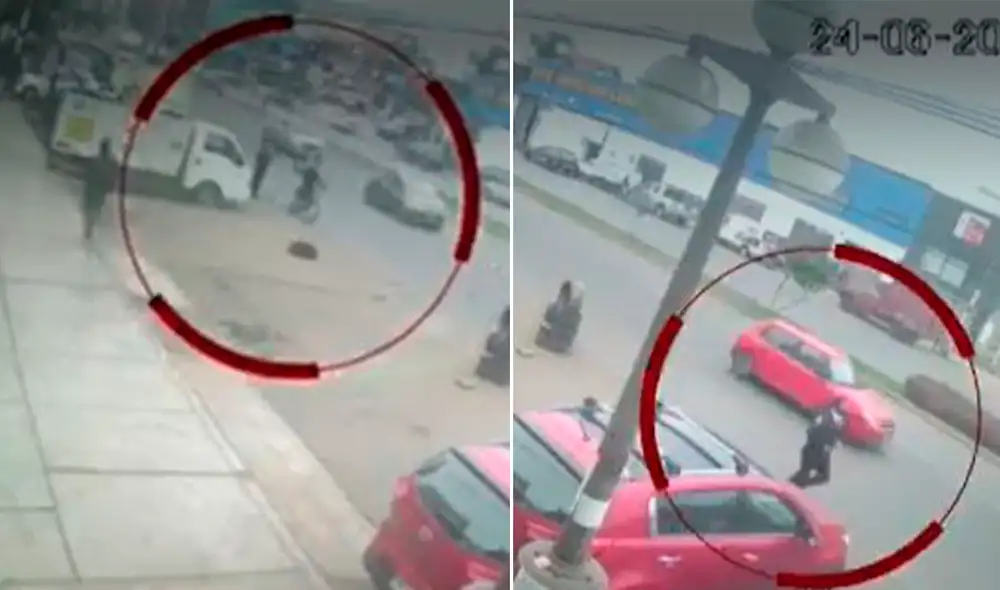 Vecinos de la zona denuncian que robos en moto ocurren constantemente y a cualquier hora del día. Foto: composición / captura América Noticias Vecinos de la zona denuncian que robos en moto ocurren constantemente y a cualquier hora del día. Foto: composición / captura América Noticias