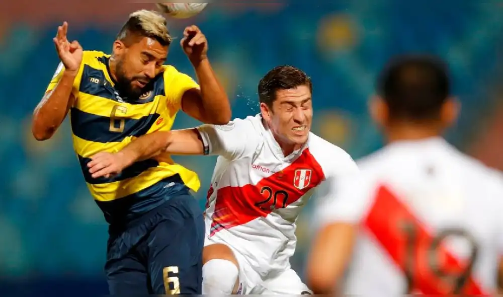 Santiago Ormeño ingresó en el complemento en los últimos partidos de Perú. Foto: EFE