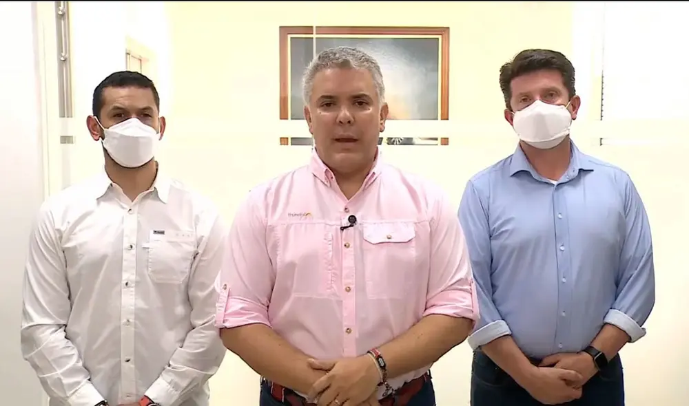 Duque viajaba junto con sus ministros de Defensa y de Interior, así como con el gobernador de Norte de Santander, a bordo del helicóptero atacado. Foto: Presidencia de Colombia