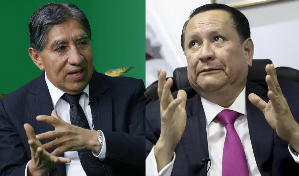 Para Avelino Guillén la declinación de Luis Arce se trataría solo de “una maniobra de carácter político”. Foto: composición/La República Para Avelino Guillén la declinación de Luis Arce se trataría solo de “una maniobra de carácter político”. Foto: composición/La República