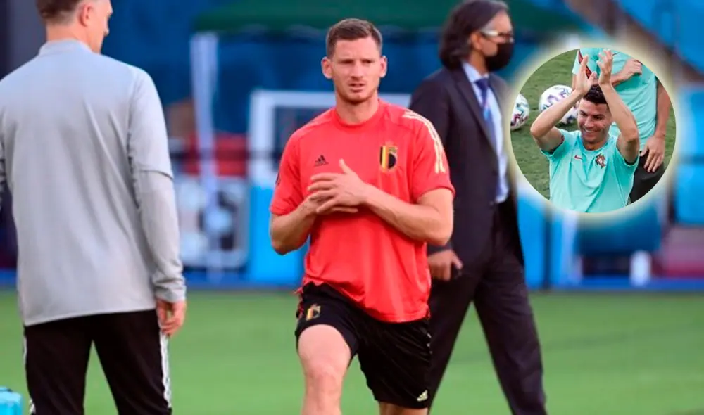 Jan Vertonghen habló de Cristiano Ronaldo previo al Portugal vs. Bélgica por la Eurocopa 2021. Foto: AFP Jan Vertonghen habló de Cristiano Ronaldo previo al Portugal vs. Bélgica por la Eurocopa 2021. Foto: AFP