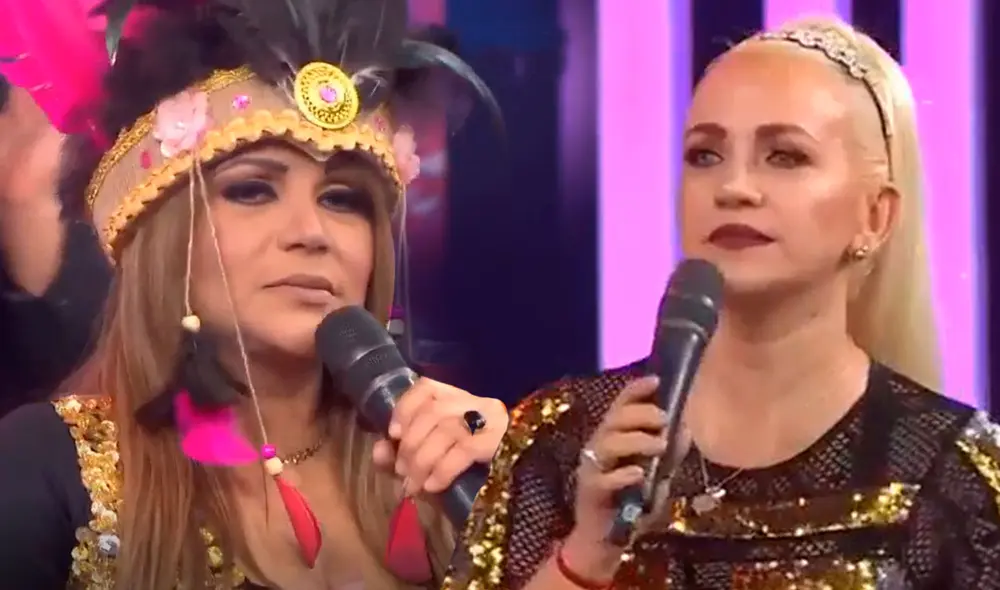 Ruth Karina fue reemplazada por Ana Kohler a su salida del grupo Euforia. Foto: captura El reventonazo de la Chola / América TV Ruth Karina fue reemplazada por Ana Kohler a su salida del grupo Euforia. Foto: captura El reventonazo de la Chola / América TV