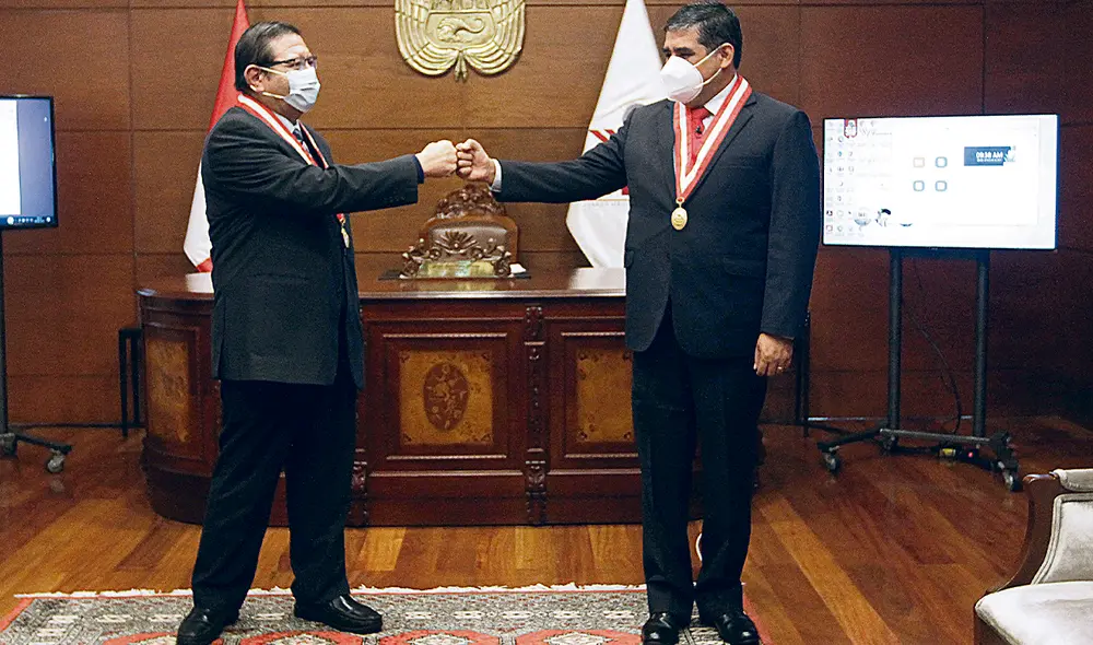 Incorporación. Con Rodríguez Monteza, el JNE vuelve a tener quorum para retomar sesiones en que resuelva los pedidos de nulidad y logre cerrar el proceso electoral. Foto: JNE