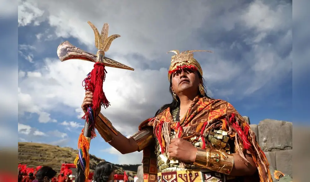 David Ancca tuvo el honor de representar al Inka del Bicentenario.