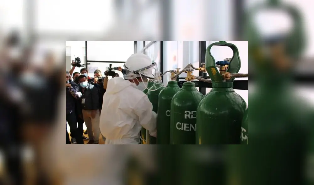 La comuna ha puesto a disposición de la población 55 balones de oxígeno con sus respectivas válvulas. Foto: Municipalidad de Cieneguilla
