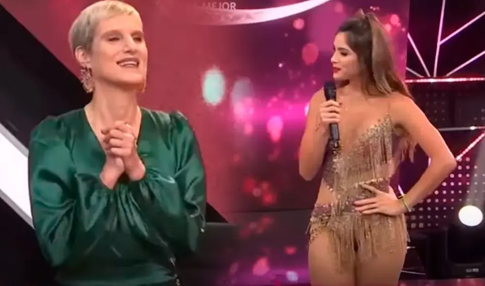 La modelo venezolana fue la cuarta participante presentada en el programa de Gisela Valcárcel. Foto: captura/América TV