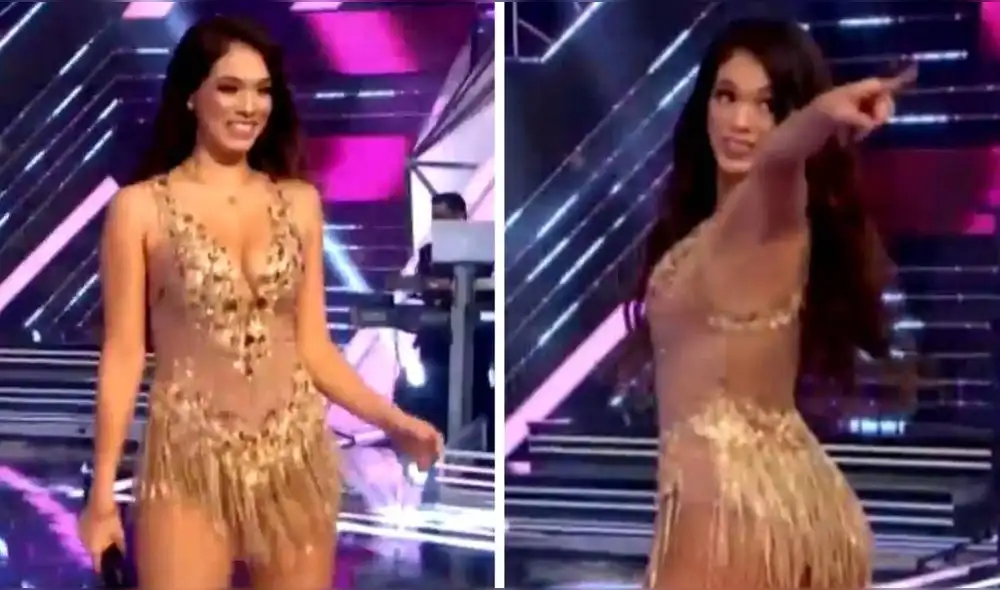 La modelo tendrá que competir contra Jossmery Toledo, Janet Barboza, Korina Rivadeneira, entre otras figuras del espectáculo. Foto: captura América TV