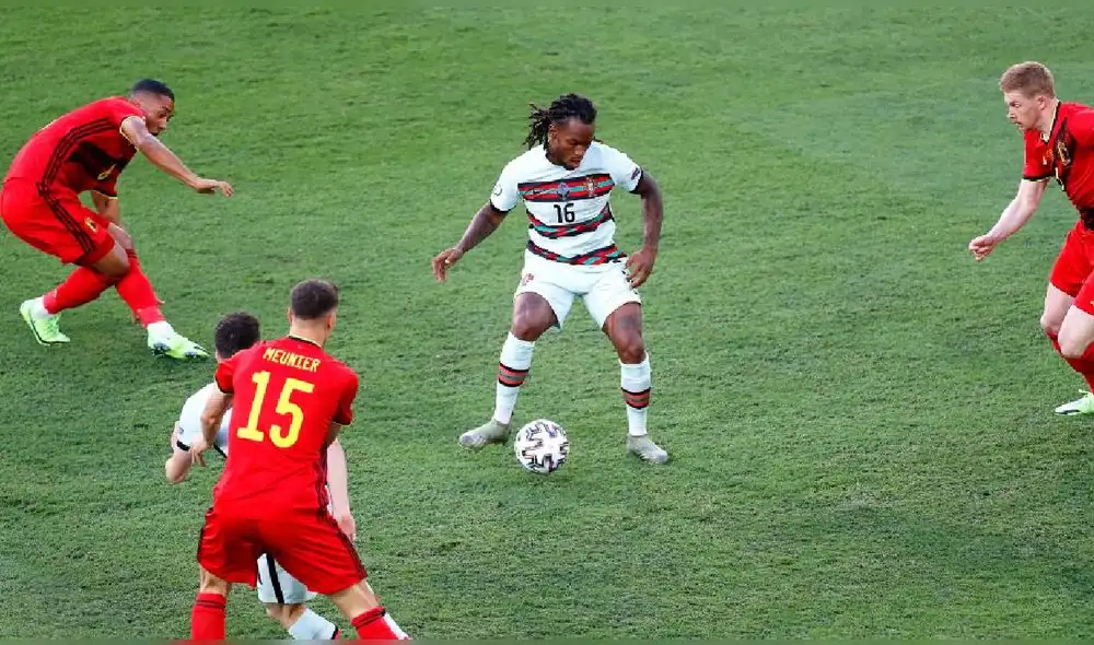 Bélgica y Portugal aspiran a llegar a los cuartos de final de la Eurocopa. Foto: EFE