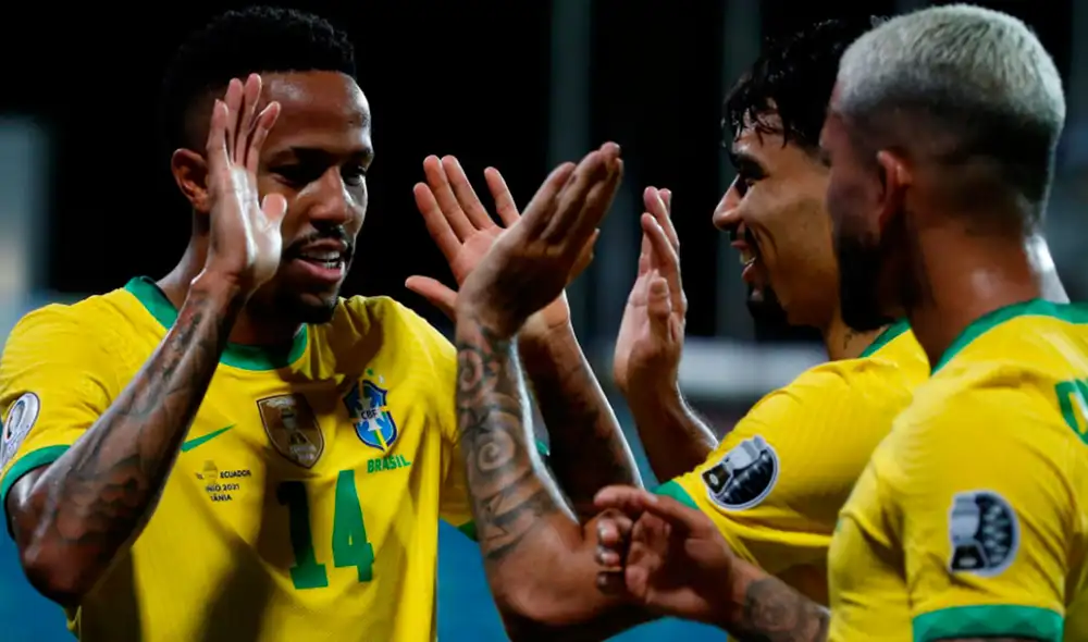 Brasil y Ecuador igualan 1-1 por la Copa América 2021. Foto: EFE Brasil y Ecuador igualan 1-1 por la Copa América 2021. Foto: EFE