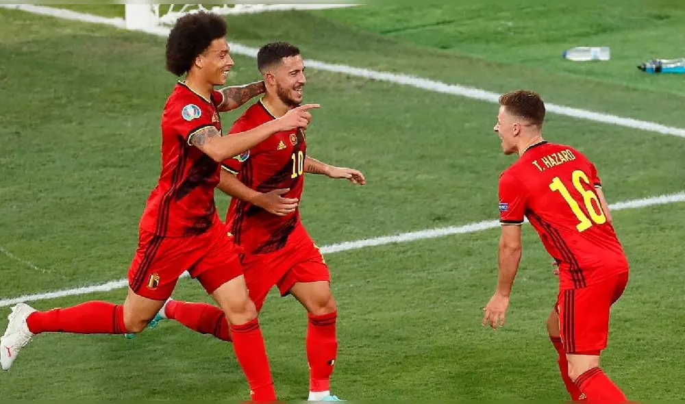 Bélgica avanzó a cuartos de final de la Eurocopa. Foto: EFE