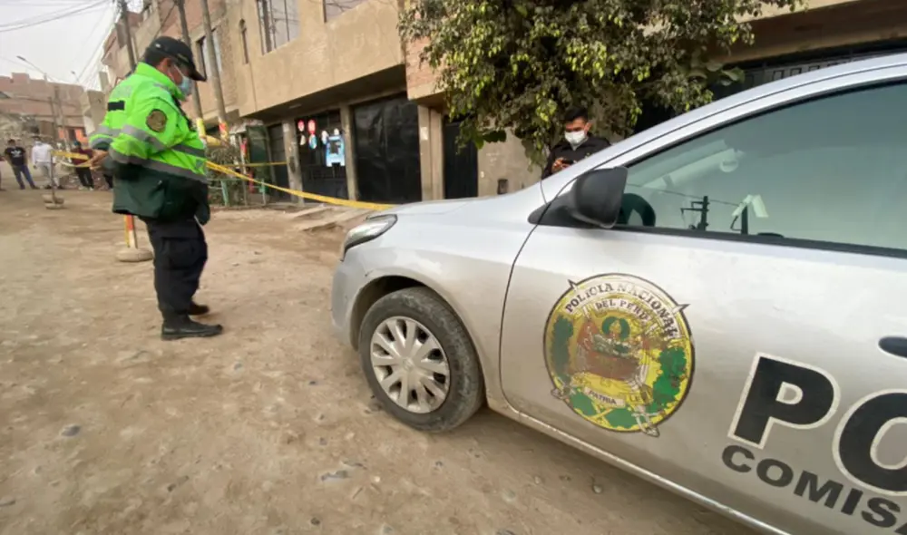Policía llegó al lugar y encontró al menos 14 casquillos de bala. Foto: Raúl Egusquiza/URPI-GLR Policía llegó al lugar y encontró al menos 14 casquillos de bala. Foto: Raúl Egusquiza/URPI-GLR