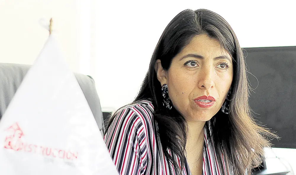 Gestión. Amalia Moreno lleva 19 meses al mando de la Autoridad para la Reconstrucción. Foto: Antonio Melgarejo / La República