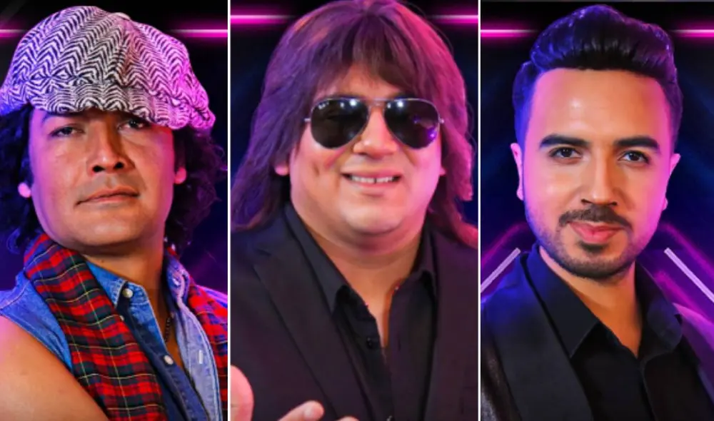 Entre los participantes que cantarán en la gran final se encuentran 'Brian Johnson', 'José Feliciano' y 'Luis Fonsi'. Foto: composición Twitter Chilevisión