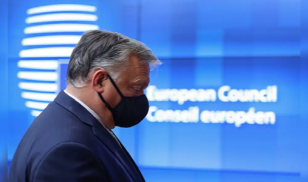 Orbán solo ha contado con el respaldo de Polonia y Eslovenia. Foto: EFE Orbán solo ha contado con el respaldo de Polonia y Eslovenia. Foto: EFE