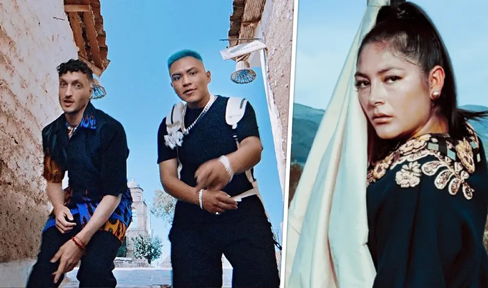 Kayfex, Vibarco y Magaly Solier en el videoclip de "Mala vida". Foto: Kayfex/ Instagram