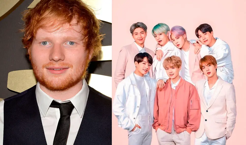 Ed Sheeran hizo un gran spoiler sobre su canción con BTS. Foto: captura Twitter
