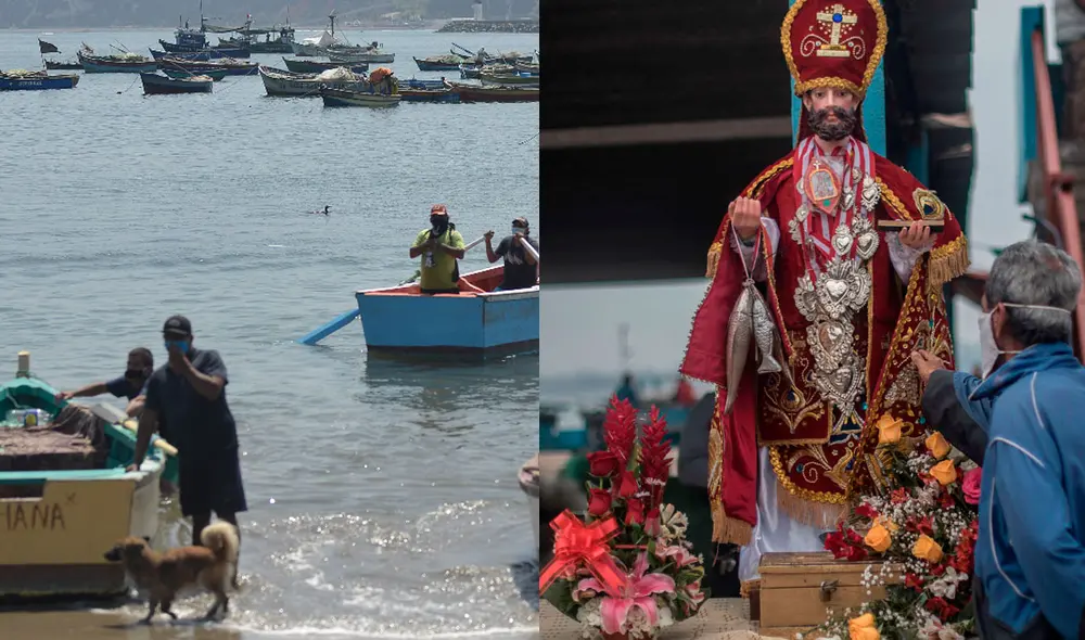 Miles de pescadores en el Perú suelen rendir culto a San Pedro cada 29 de junio. Foto: composición/La República Miles de pescadores en el Perú suelen rendir culto a San Pedro cada 29 de junio. Foto: composición/La República