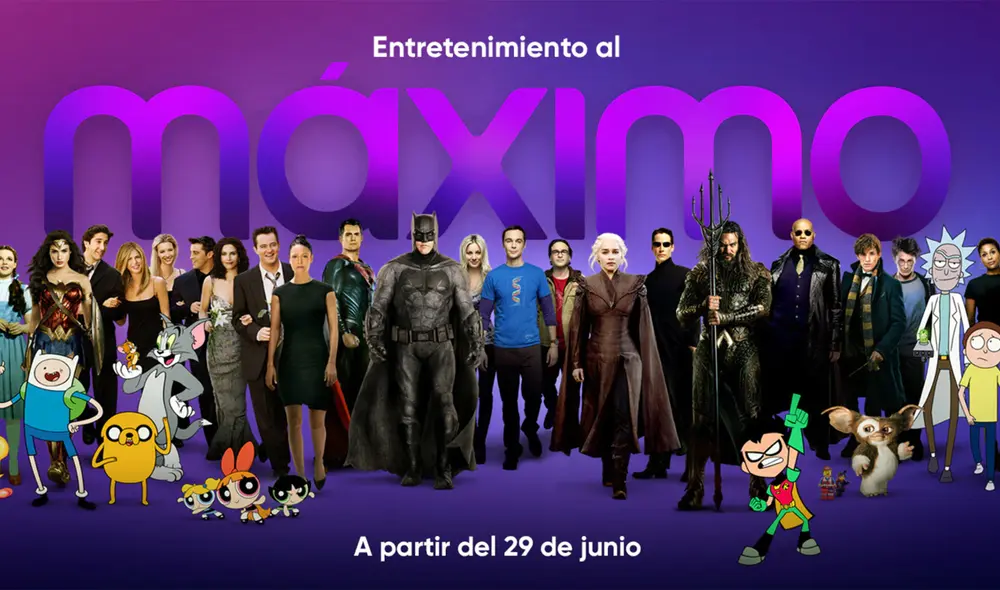 HBO Max llegará para Latinoamérica y el Caribe con un amplio catálogo de éxitos de la cadena televisiva y de Warner. Foto: HBO Max