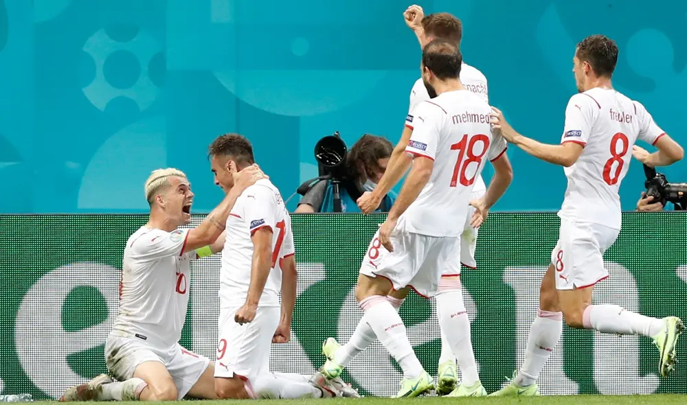 El equipo helvético remontó un 3-1 adverso. Foto: EFE El equipo helvético remontó un 3-1 adverso. Foto: EFE