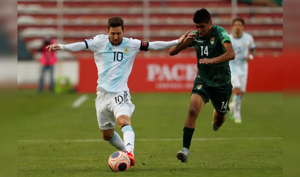 Argentina culmina la fase de grupos frente a Bolivia que se despide hasta la fecha con 0 puntos. Foto: EFE