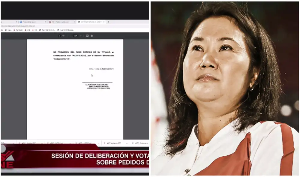 El caso fue evaluado en audiencia virtual del pleno del JNE. Captura: Facebook de JNE